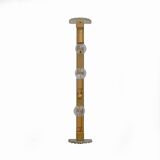 Pair of Barovier & Toso Style Modern Murano Glass Smoked Twisted Sconces