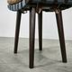 TON Mid-Century Beech Stool with Original Cushion, Czechoslovakia, circa 19