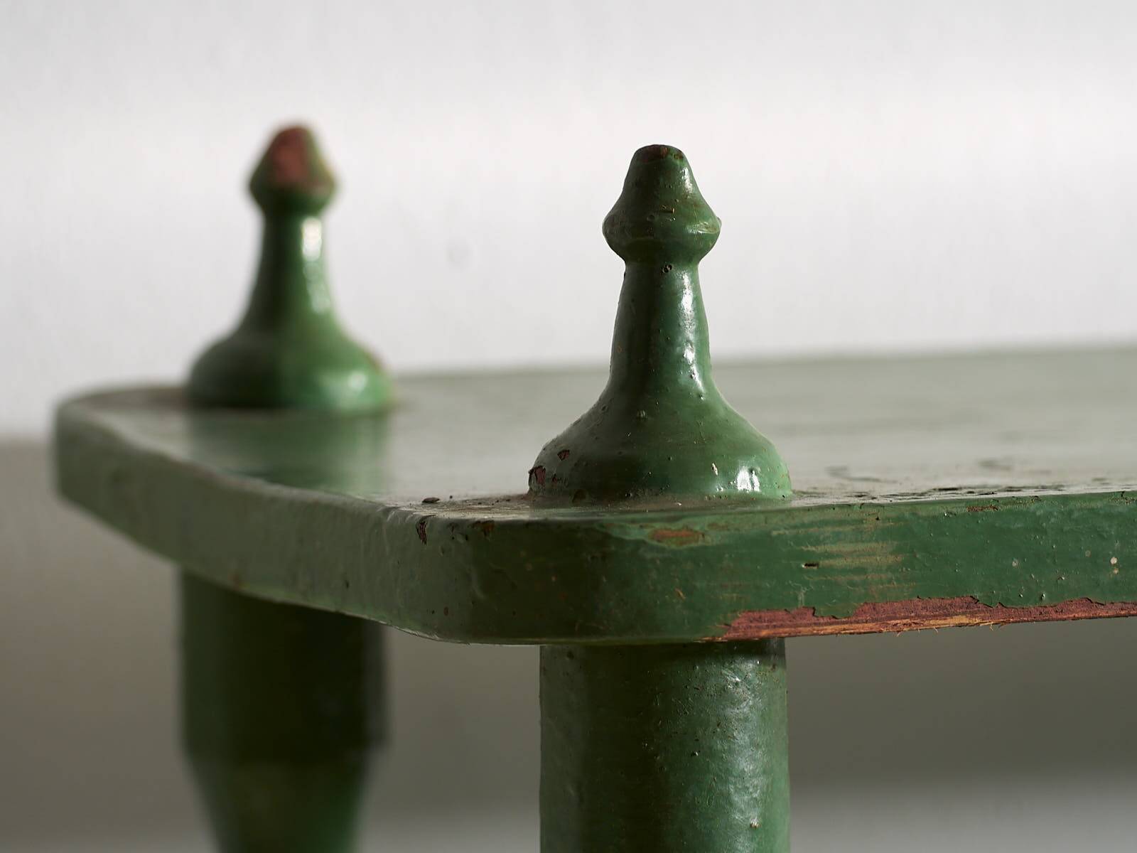 Antique emerald green kitchen cabinet (circa 1920)