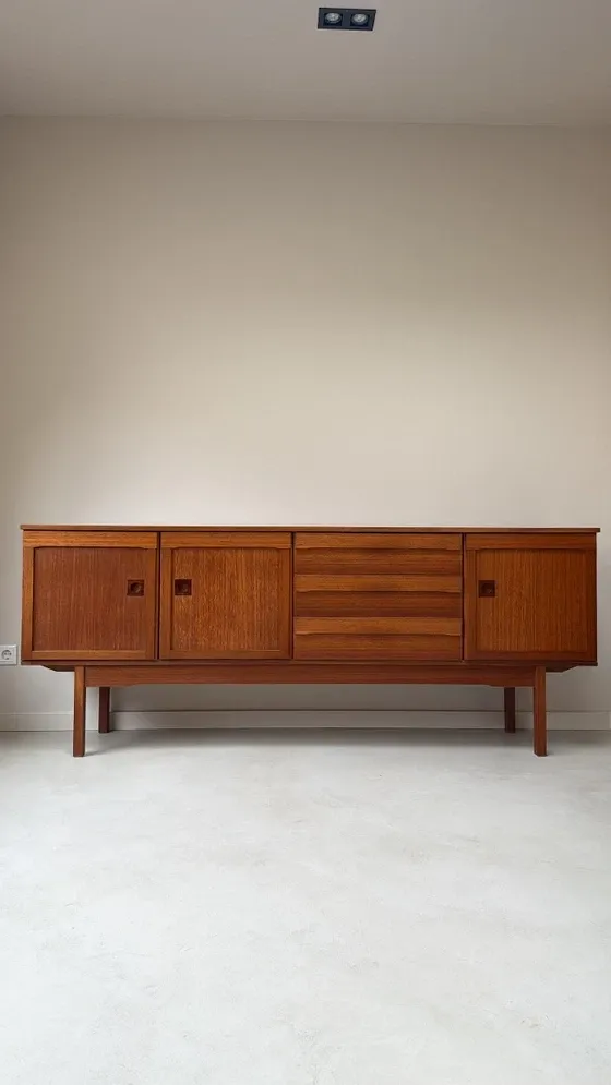 Vintage Teak Wood Sideboard