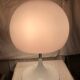 70s white mushroom lamp