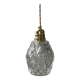 Vintage chiseled glass lamp