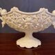 Ear cup in openwood earthenware italian style white lace model