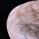 Pair of pink marbled Clichy glass pendant lights – 1950s