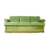 Vintage velvet convertible sofa