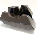 Brown Glazed Ceramic Trinket Bowl or Sculpture, Italy