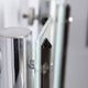 Pair of vintage 1960s metal and glass wall lamps, Italian design