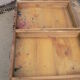 Table de ferme en noyer