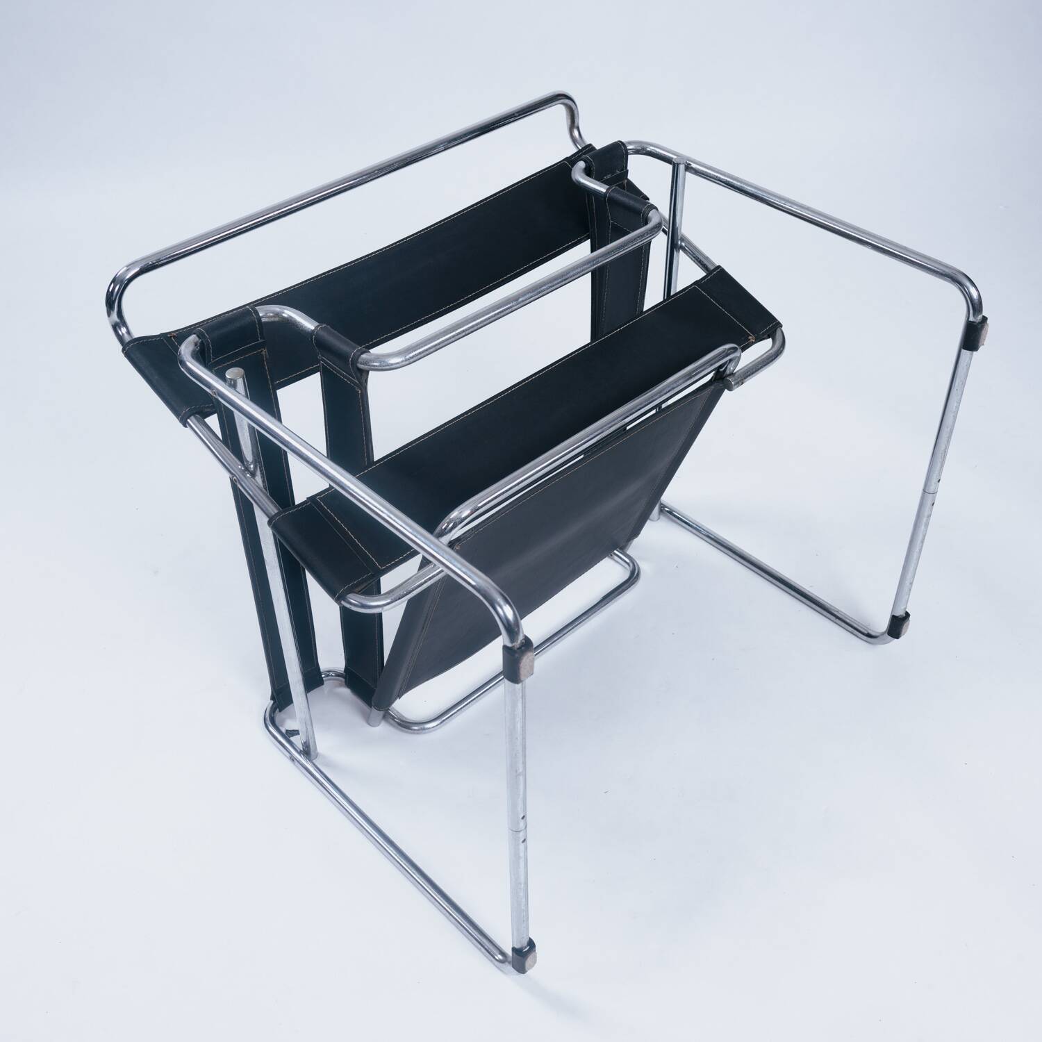 Chaise Wassily de Marcel Breuer, fabriquée en Italie, années 1970