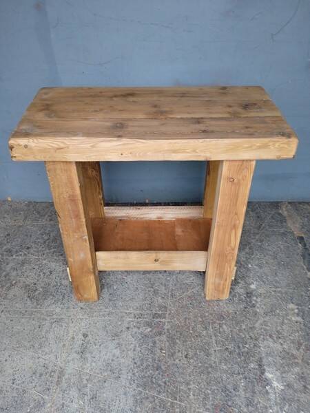Workbench 90cm old solid wood