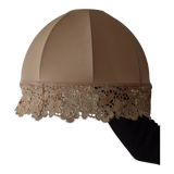 Fabric and lace lampshade