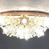 Austrian Flower Ceiling Lamp by Emil Stejnar for Rupert Nikoll, Vienna, Austria, 1950s