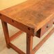 Solid wood workshop table