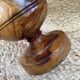 Olive wood vase
