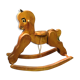 Rocking horse wood 60 years