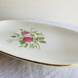 Gien oval serving dish Pompidour model