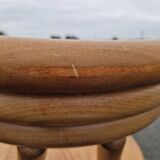 Set of 4 solid organic chairs