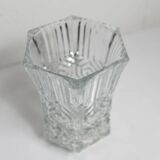 Exagon space age vase 1960 molded glass