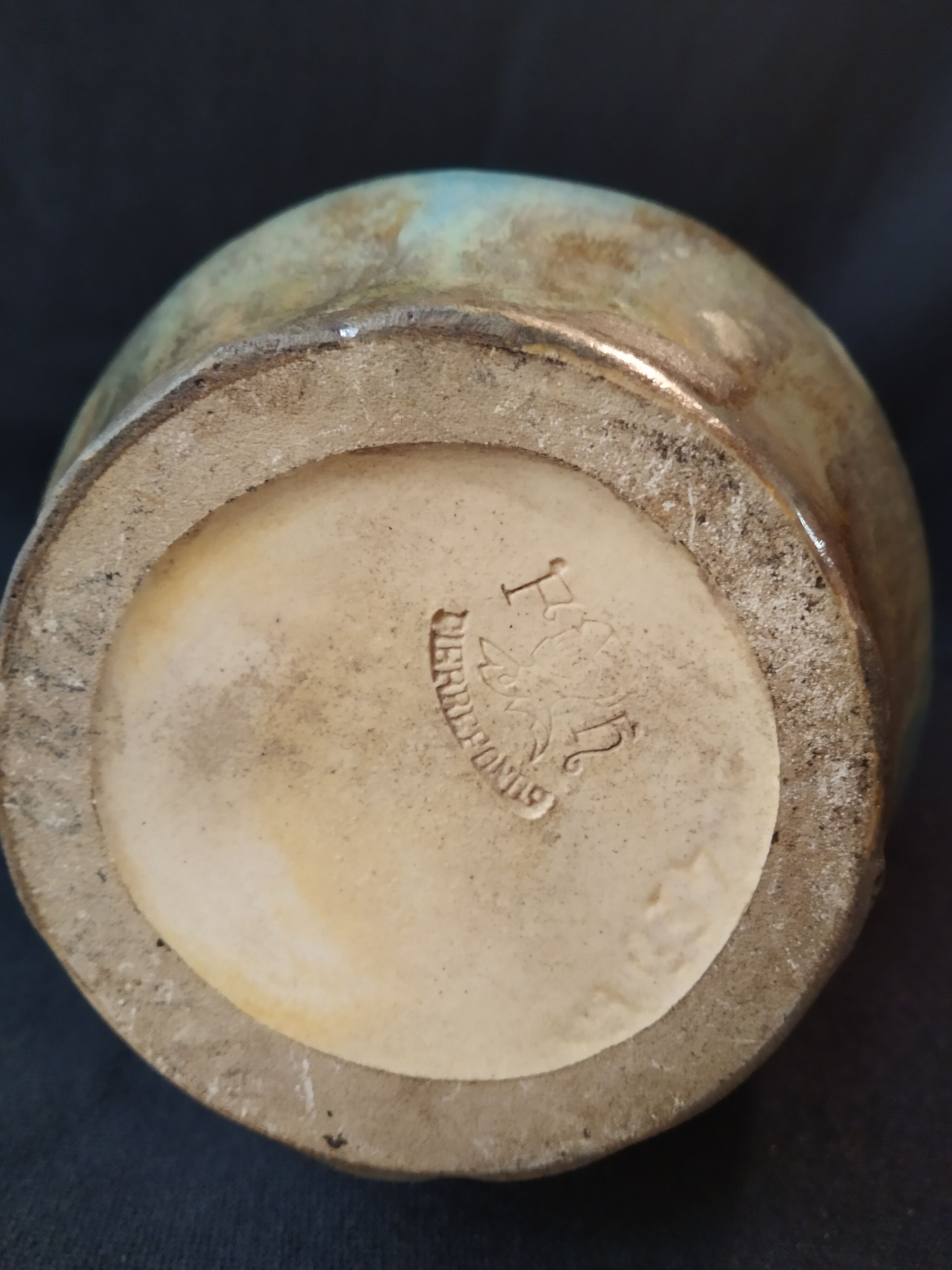 Pierrefonds art nouveau vase