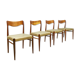 Set of 4 Danish chairs Niels O. Møller for J.L. Møller møbelfabrik