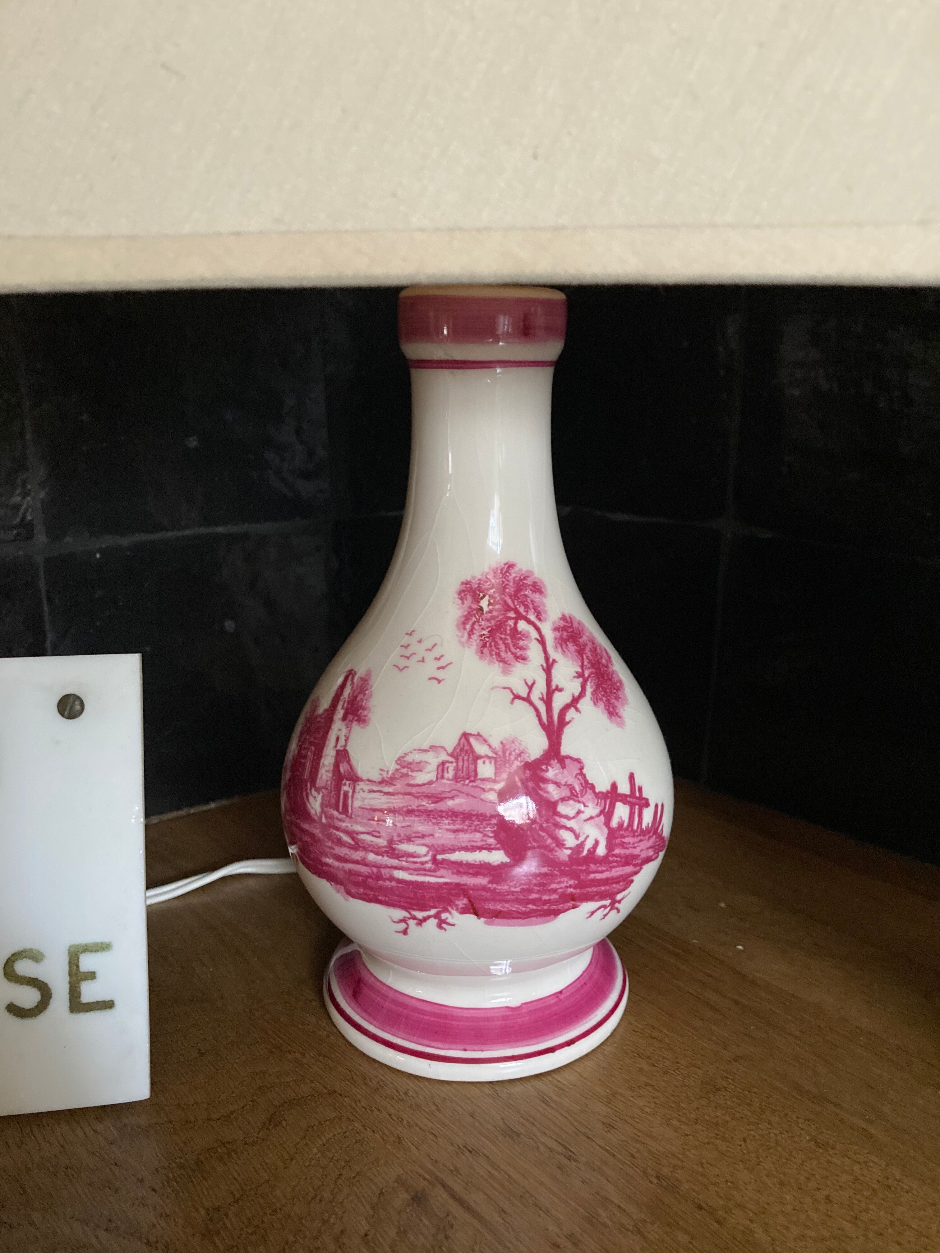 Pair of bedside lamps