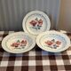 2 assiettes creuses, 1 assiette plate Digoin Sarreguemines service, "Cannes", 1930