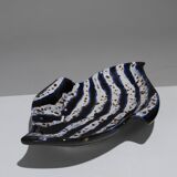 Large speckled ceramic bowl, 1950s