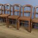 Set of 5 solid oak chairs, Louis Philippe period – 2nd half of the 19th century.