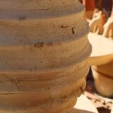 Tamegroute raw striated wabi-sabi vase