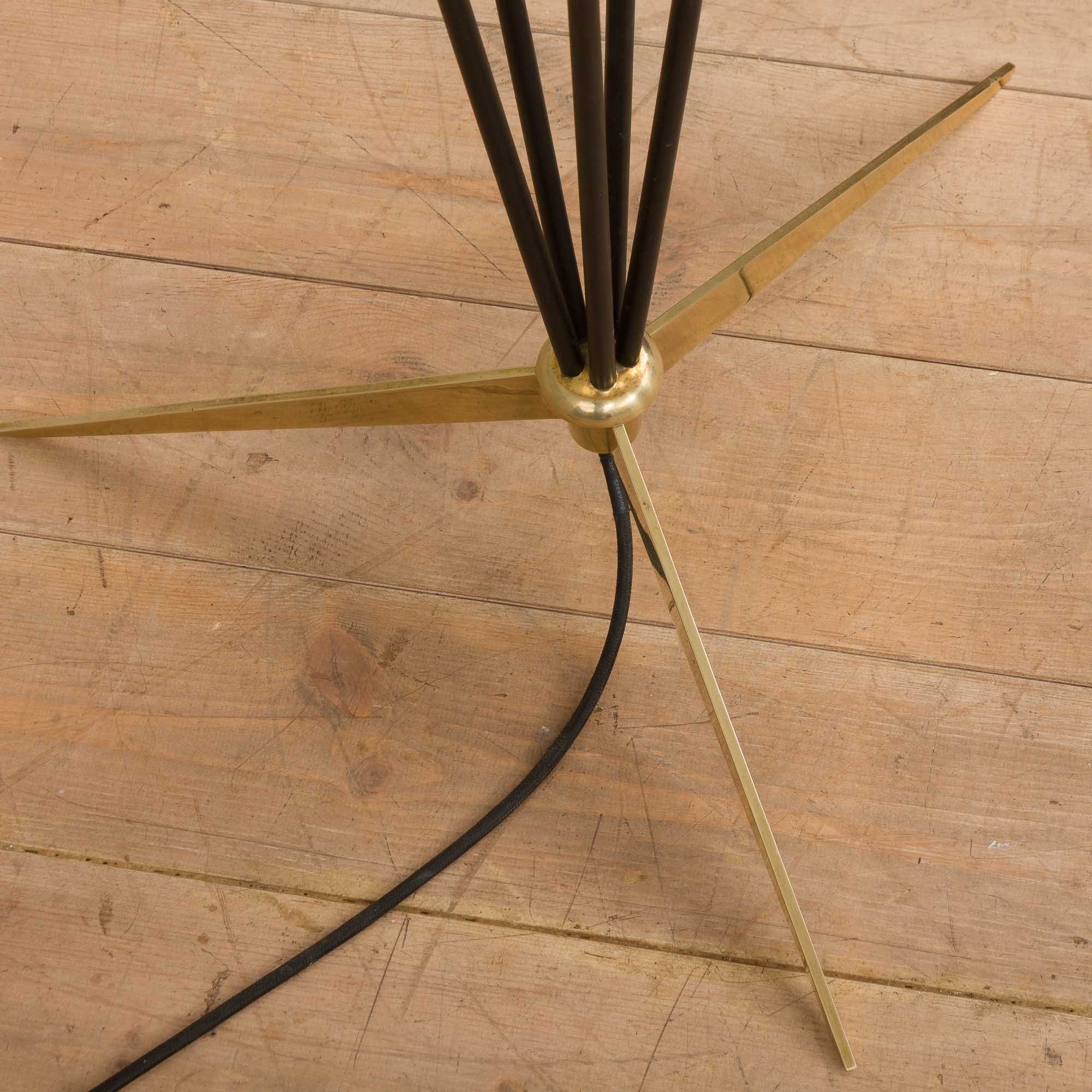 Floor lamp with five shades