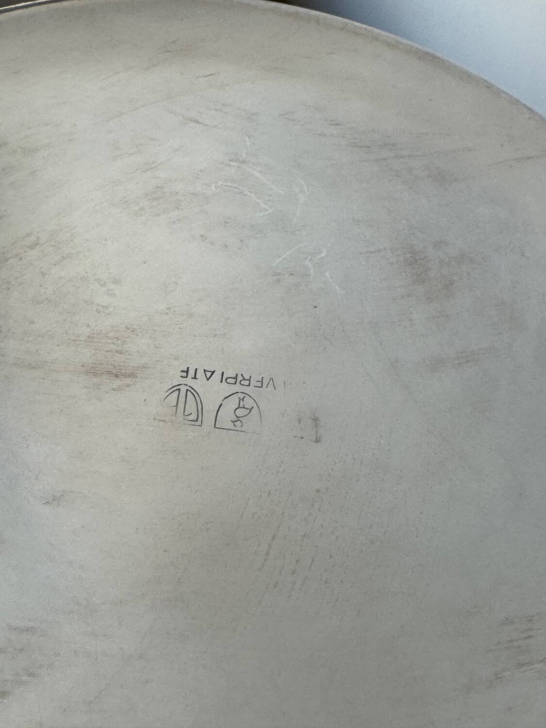 Silver metal ice bucket from the 60s/70s