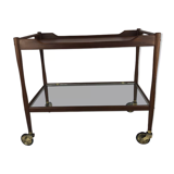 Rolling teak service 70s