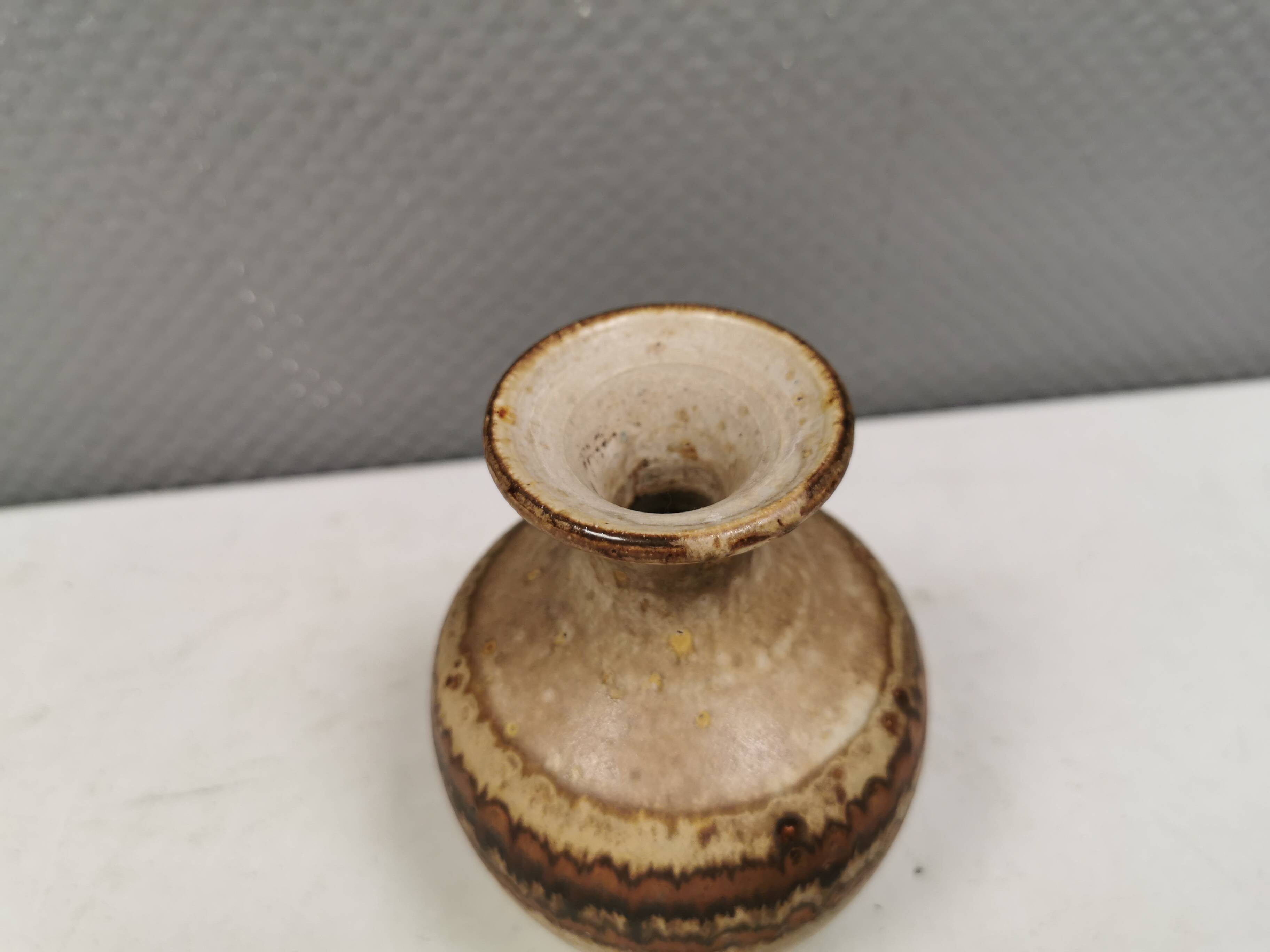 Beautiful vase by HNB in ​​his own workshop 1980s Denmark.