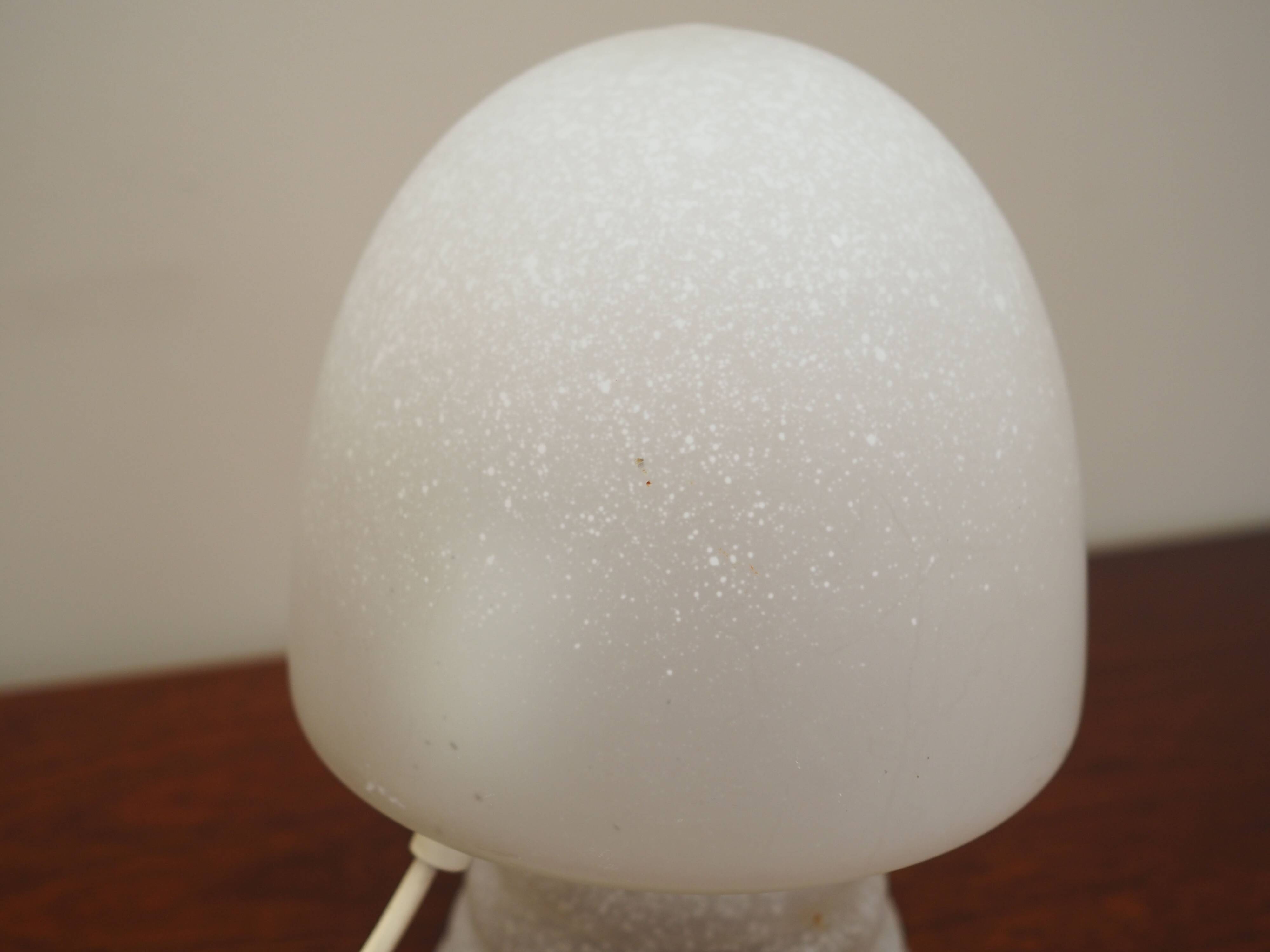 Mushroom bedside lamp, Danish design, 1970s, production: Denmark