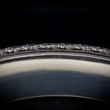 Silver-plated vegetable dish with matching tray – stamped