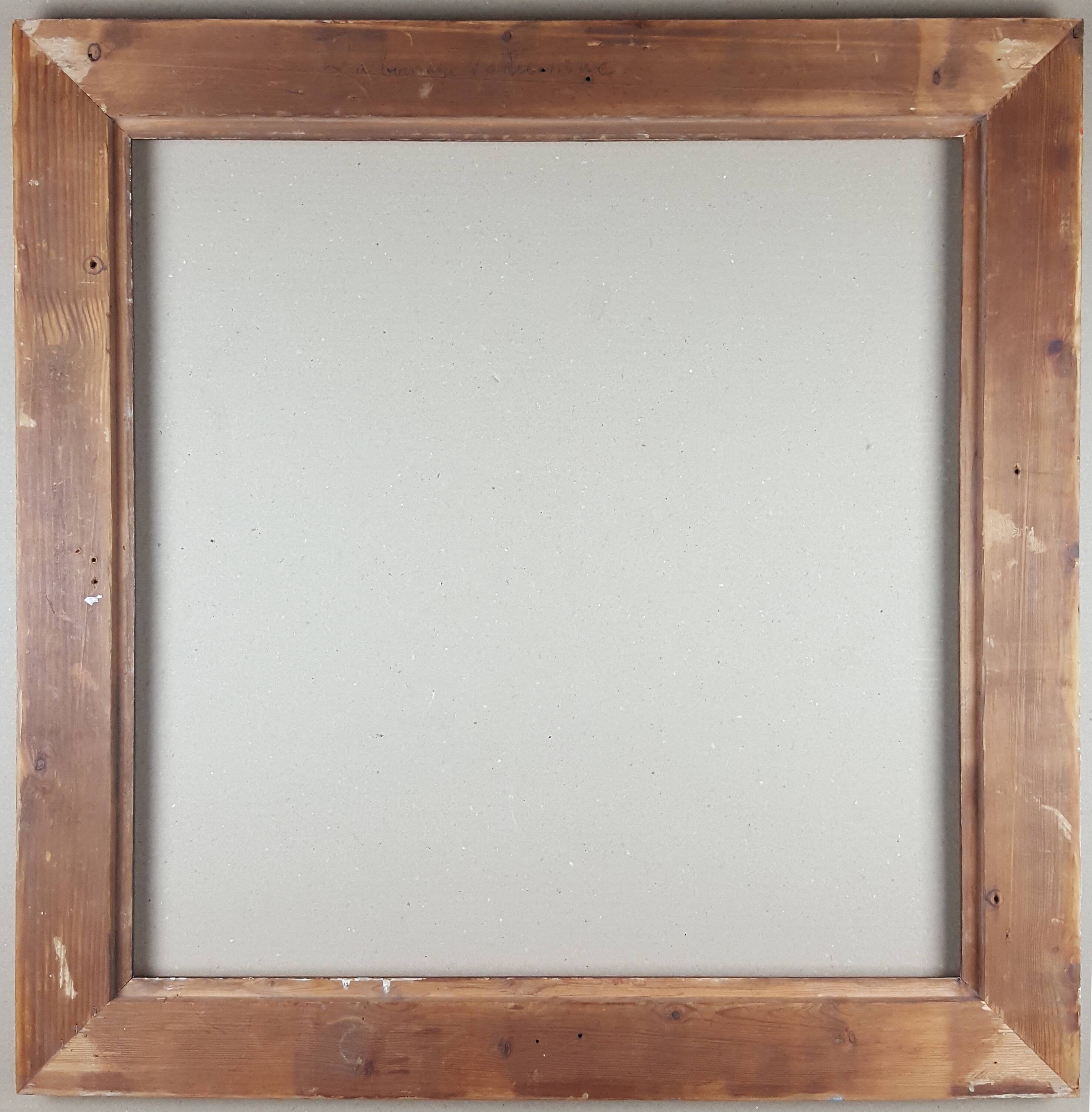 Old frame format 55 / 56 cm x 54 / 55 cm golden table painting gilding