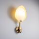 Arnold Wiigs wall lamp from plastic and brass