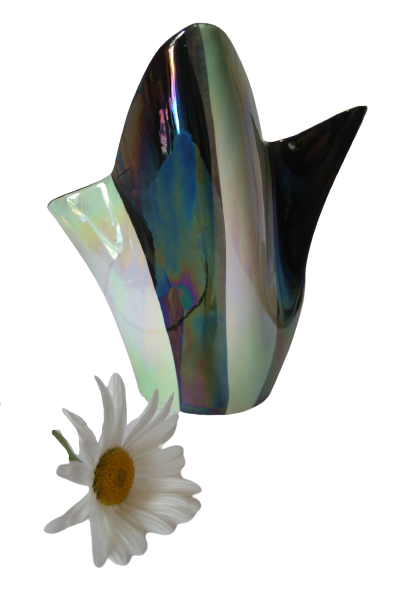 Free-form art deco vase Vincenzo Bertolotti