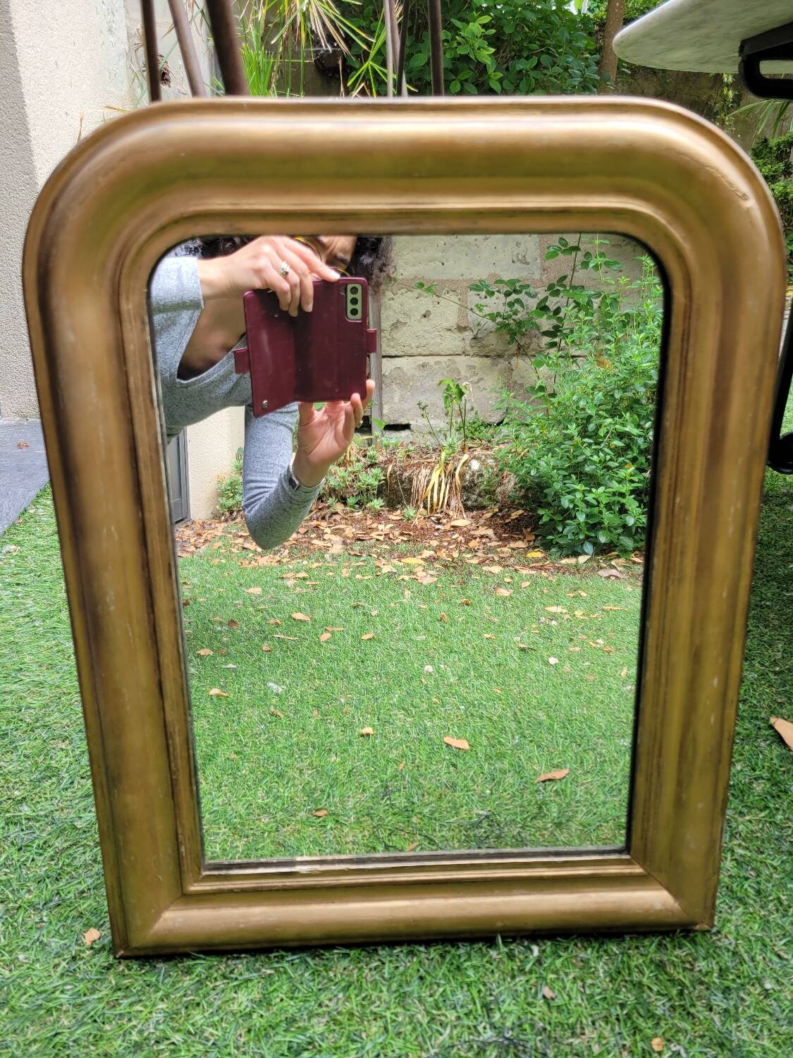 Louis Philippe gilded mirror, late 19th century