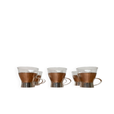 Mid-century German tea glasses by WMF, 1960s, set of 6.