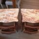 Paire de chevets style Louis XV en marqueterie