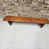 solid pine bench nursery school 1970 vintage