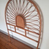 Rattan headboard