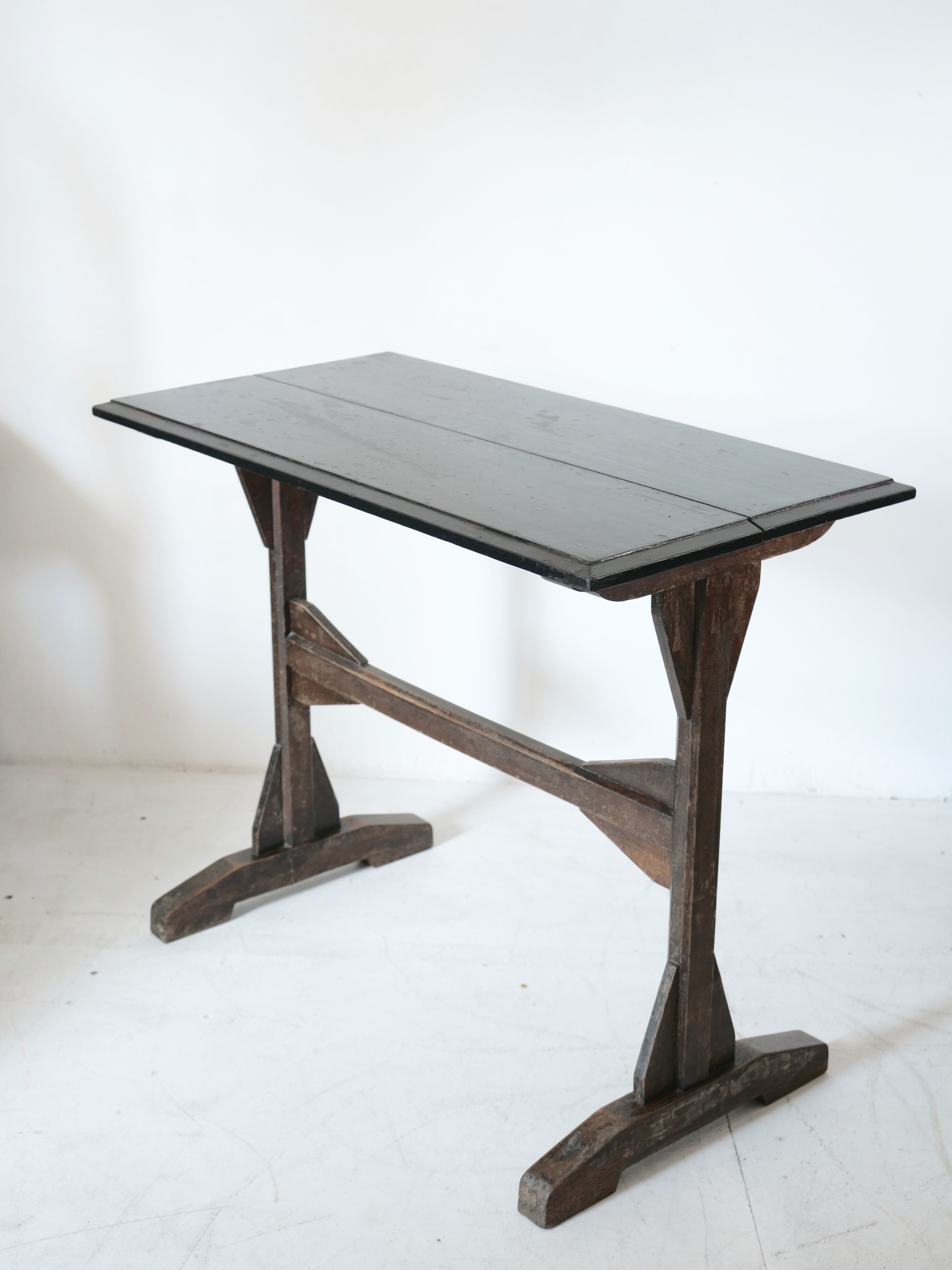 Wooden bistro table