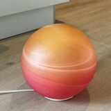 Vintage Saturn table lamp 70s WOFI, space age floor