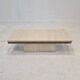 Table basse italienne en travertin et granit
