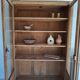 Parisian display cabinet in solid oak