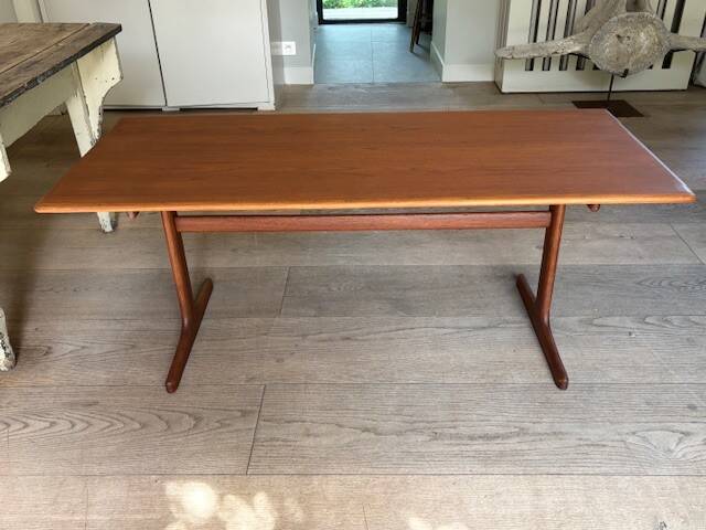 Table basse en teck de Karl-Erik Ekselius - Suède années 60