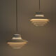 Nordisk Solar set of two hanging lights by Sven Middelboe