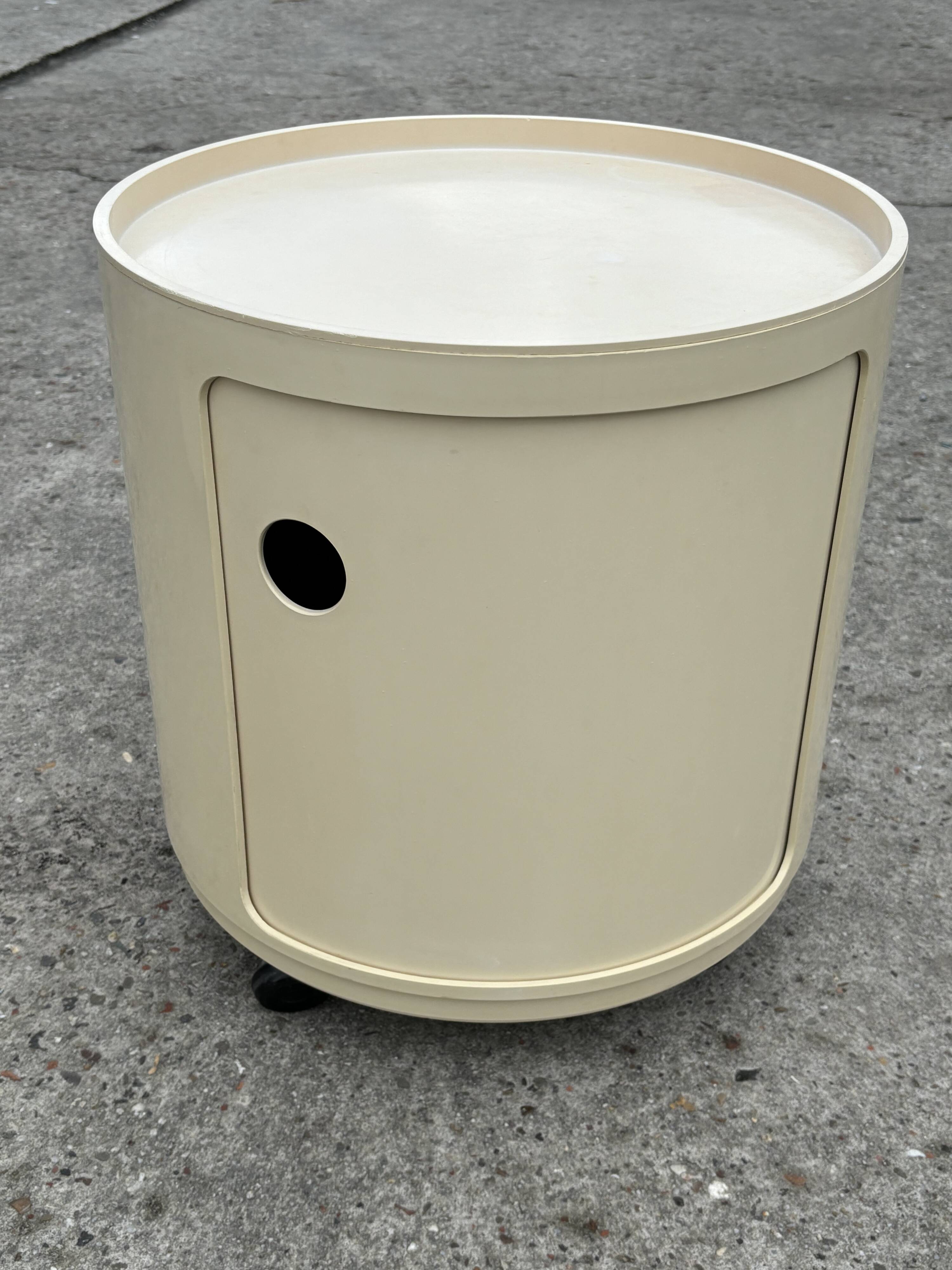 Vintage Componibili bedside tables by Anna Castelli for Kartell set of two